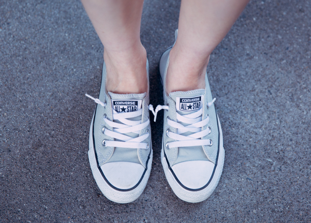 Slip Dress and Sneakers | Pretty Little Shoppers