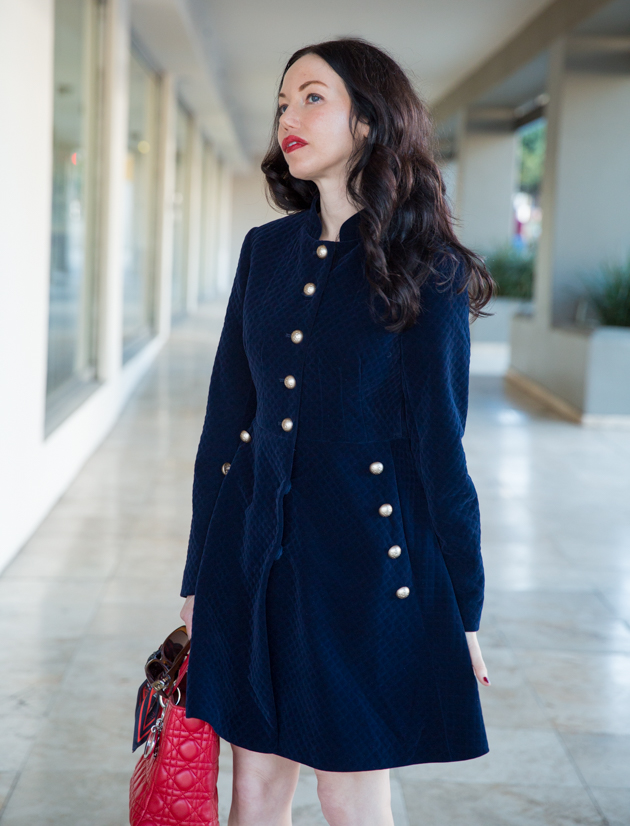 StyleWe Velvet Coat Dress - Pretty Little Shoppers