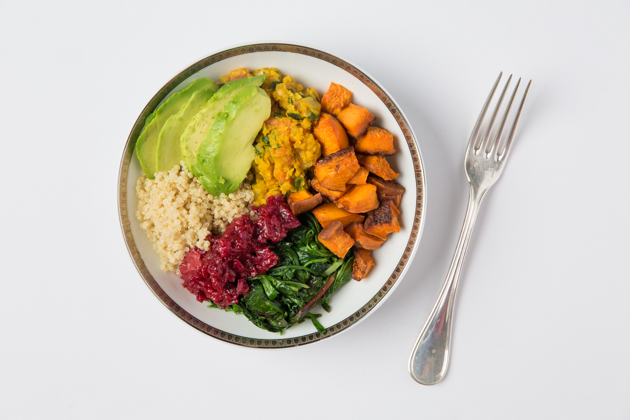 Quinoa Dal and Sweet Potato Bowl Recipe featured by top LA lifestyle blog, Pretty Little Shoppers