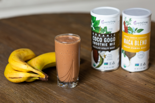 Chocolate Banana Adaptogen Smoothie Recipe , Pretty Little Shoppers Blog