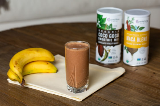 Chocolate Banana Adaptogen Smoothie + Giveaway - Pretty Little Shoppers