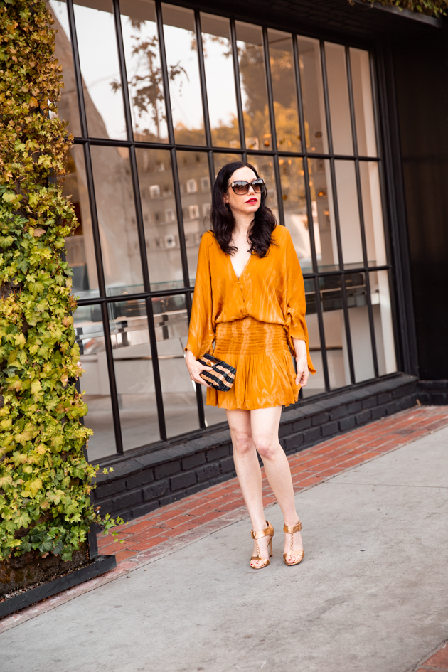 Blue and yellow outlet sundress