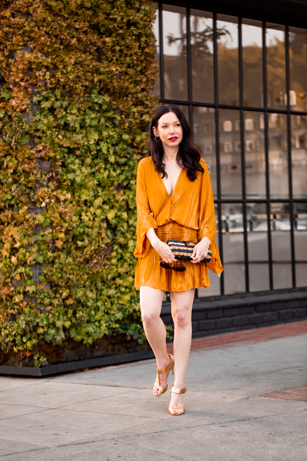 Mustard sandals outlet outfit