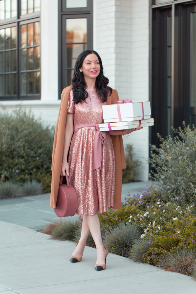 Gal meets hotsell glam pink dress