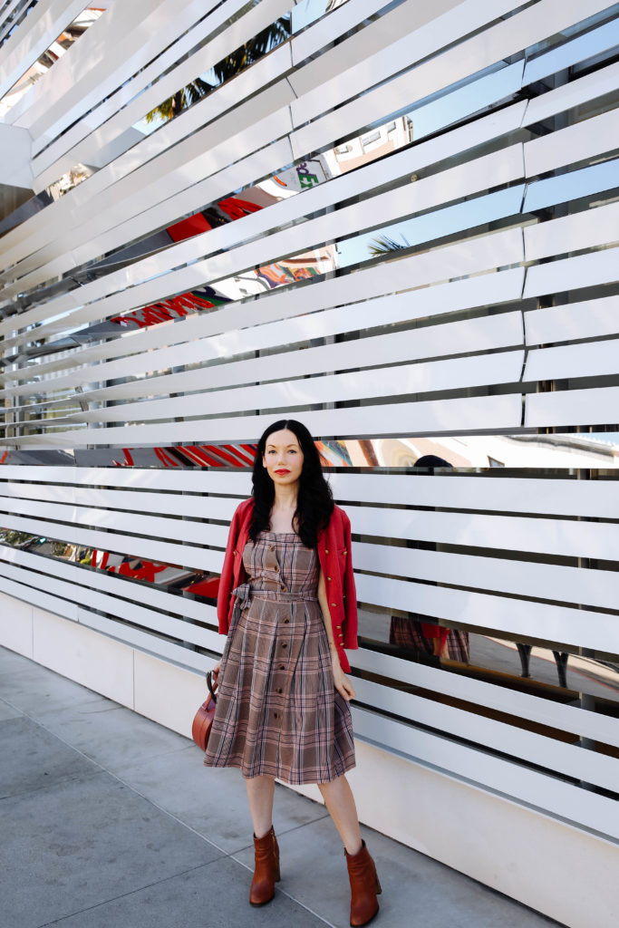 Plaid hotsell cardigan outfit