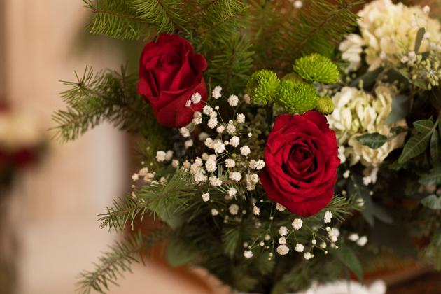 Fresh Christmas Flower Bouquet