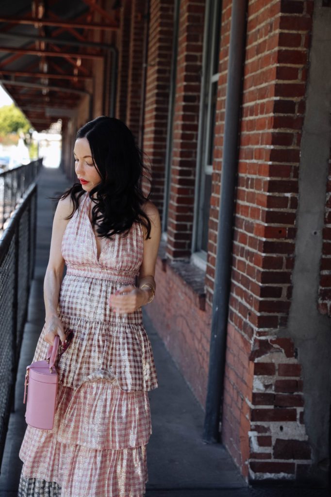 LoveShackFancy Dress styled by top LA fashion blogger, Pretty Little Shoppers