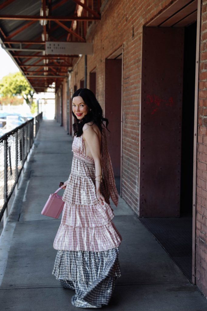 LoveShackFancy Dress styled by top LA fashion blogger, Pretty Little Shoppers