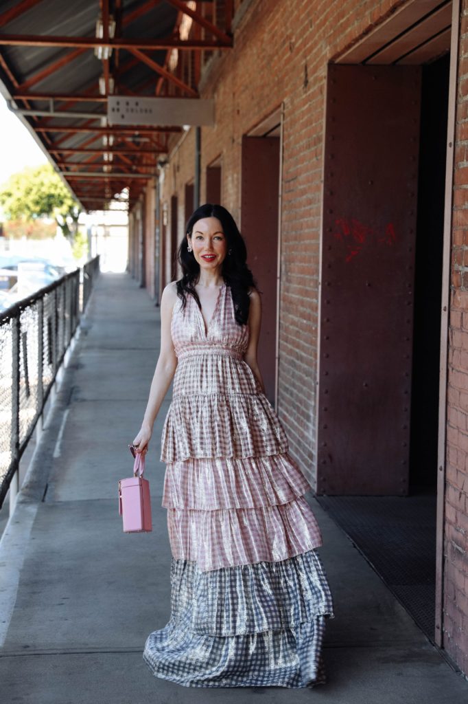 LoveShackFancy Dress styled by top LA fashion blogger, Pretty Little Shoppers