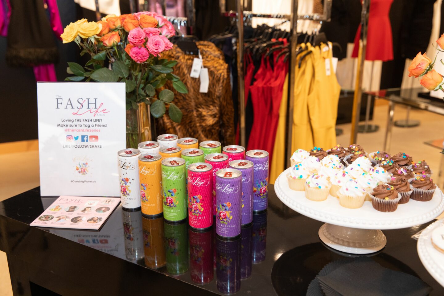 Casa Luigi Prosecco sponsors The Fash Life Series x Bloomingdale's Sneak Peek Party