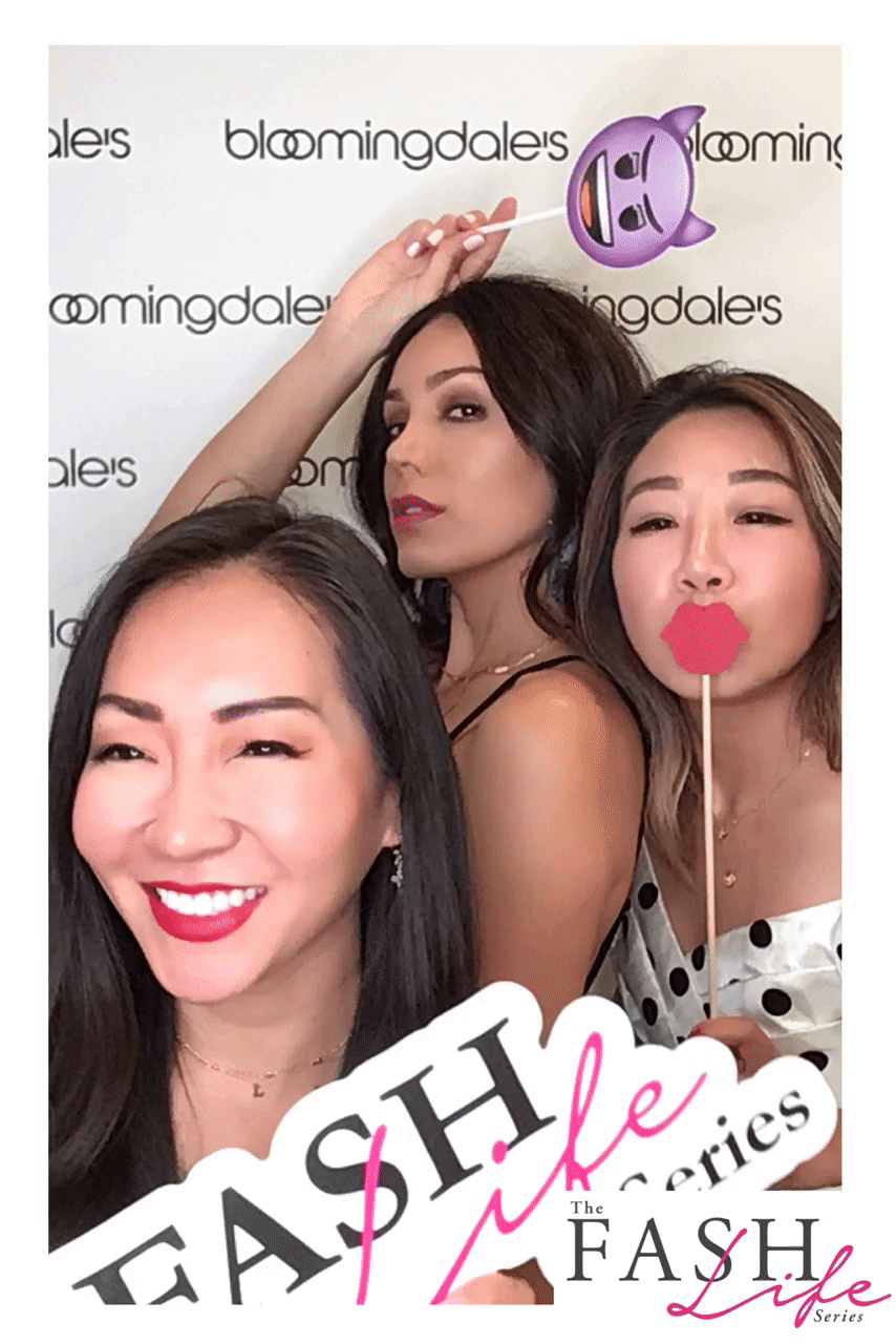 Linda Kang, Miriam Ghafarinia and Sheree Ho at The Fash Life Series x Bloomingdale's Beverly Center Sneak Peek Party