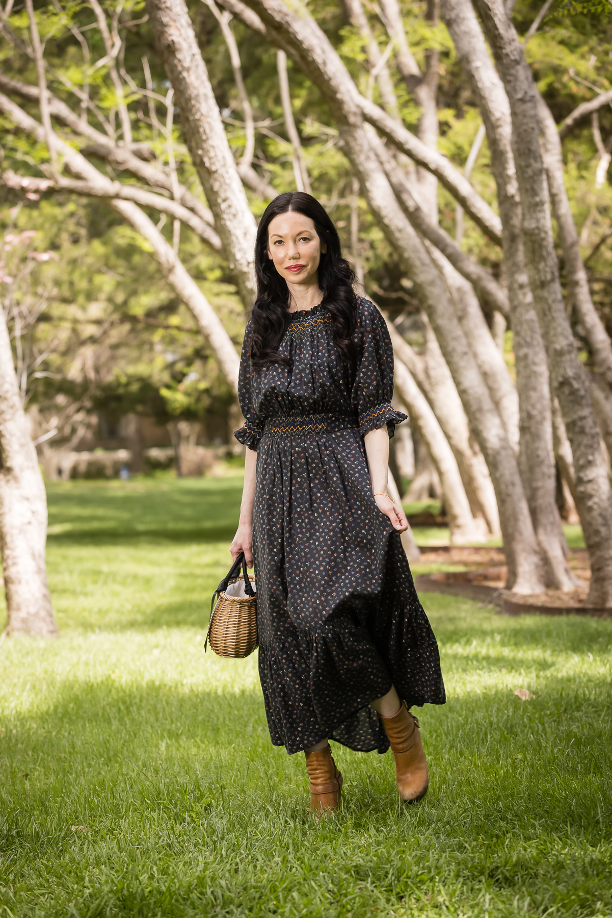 How to Style a Prairie Dress - Pretty Little Shoppers