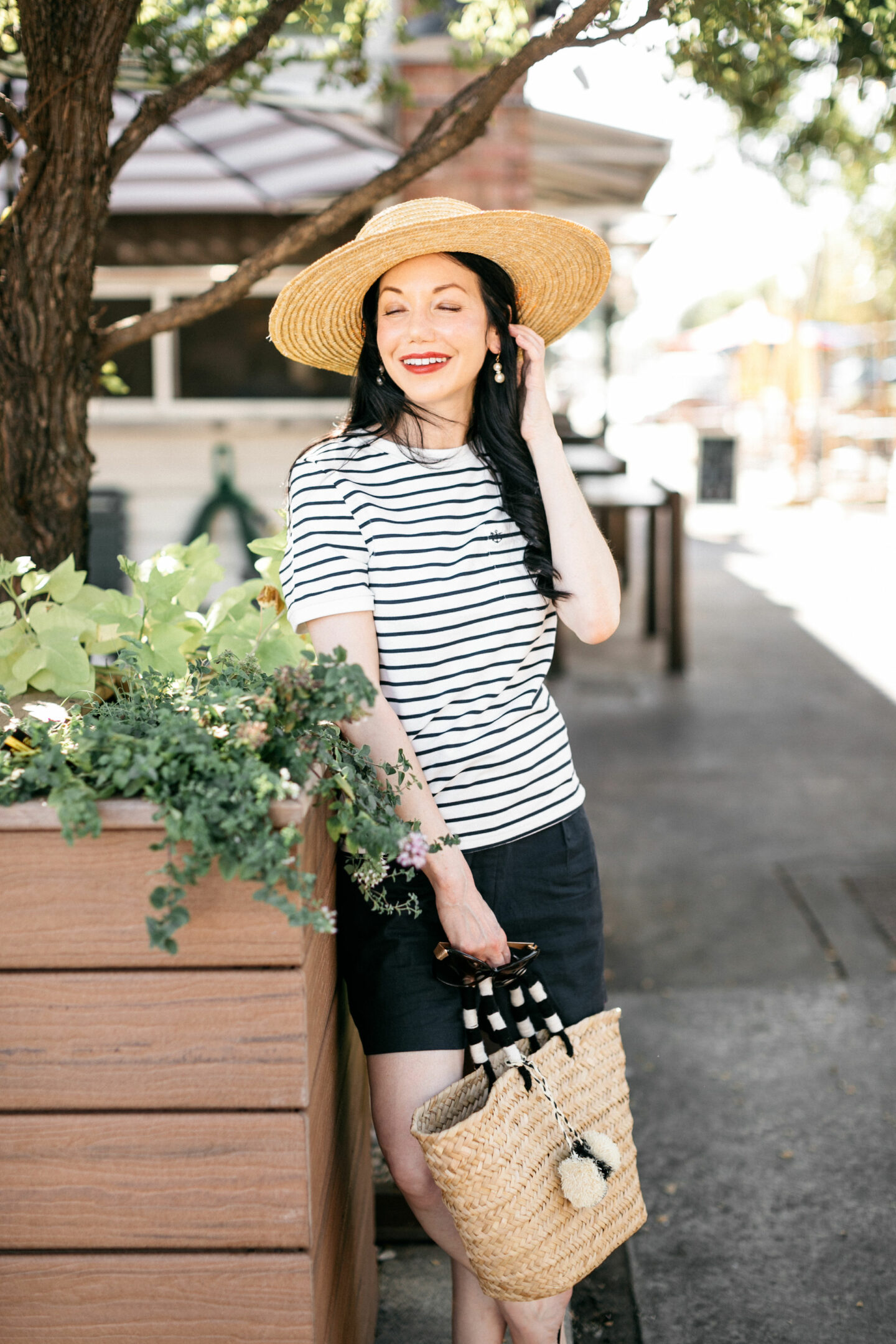 Kiel James Patrick Tee Shirt styled for Fall by top Dallas fashion blogger, Pretty Little Shoppers