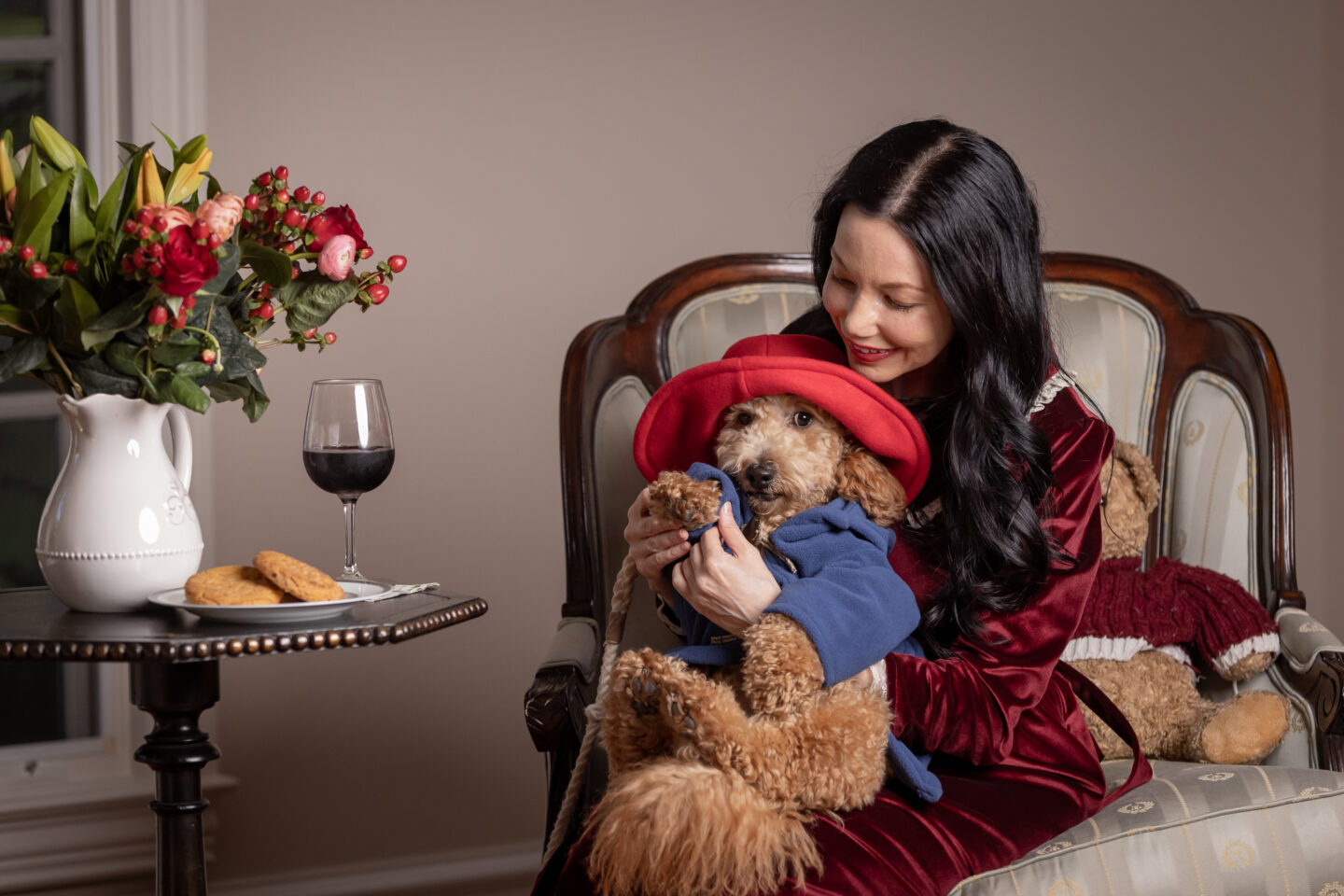 Mini Goldendoodle Puppy, Home Interior, Paddington Bear Dog Costum