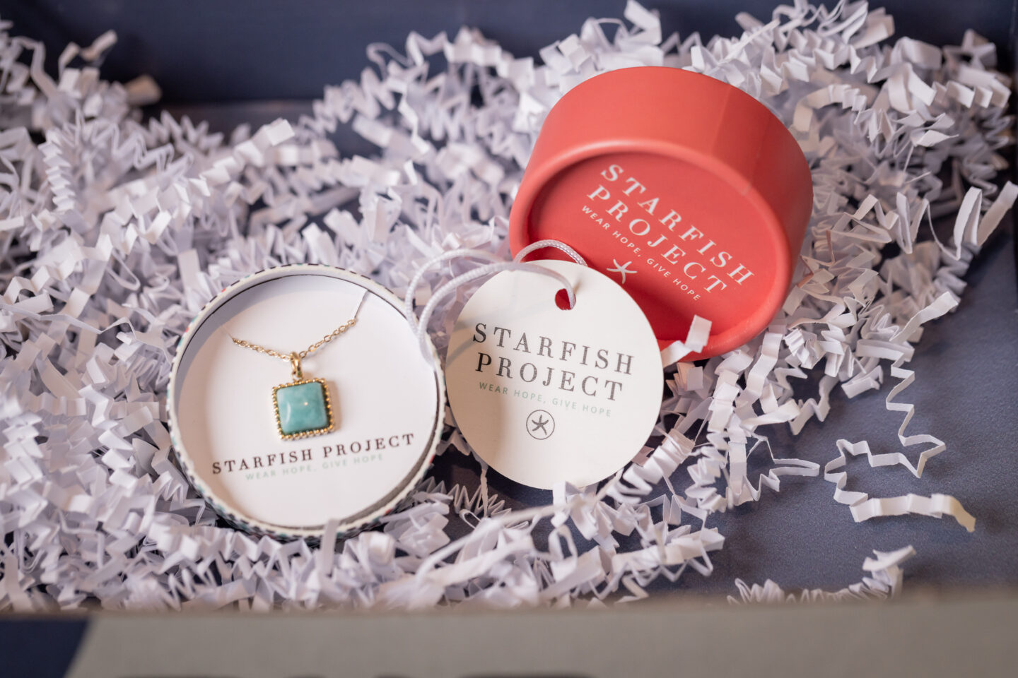 Gifting Ideas with O.U.R Rescue and Starfish Project featuring Turquoise Necklace