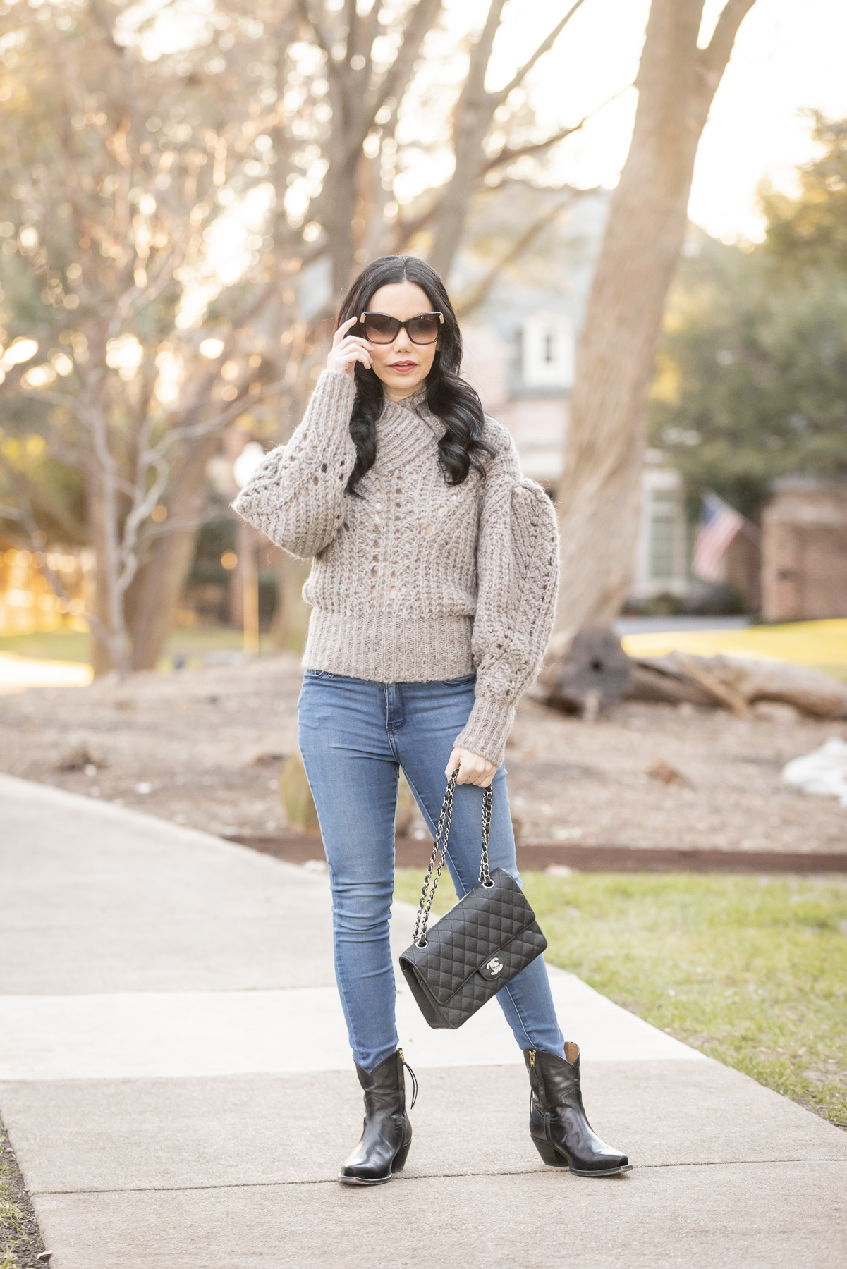 r13 Cowboy Boots styled by top Dallas fashion blogger, Pretty Little Shoppers