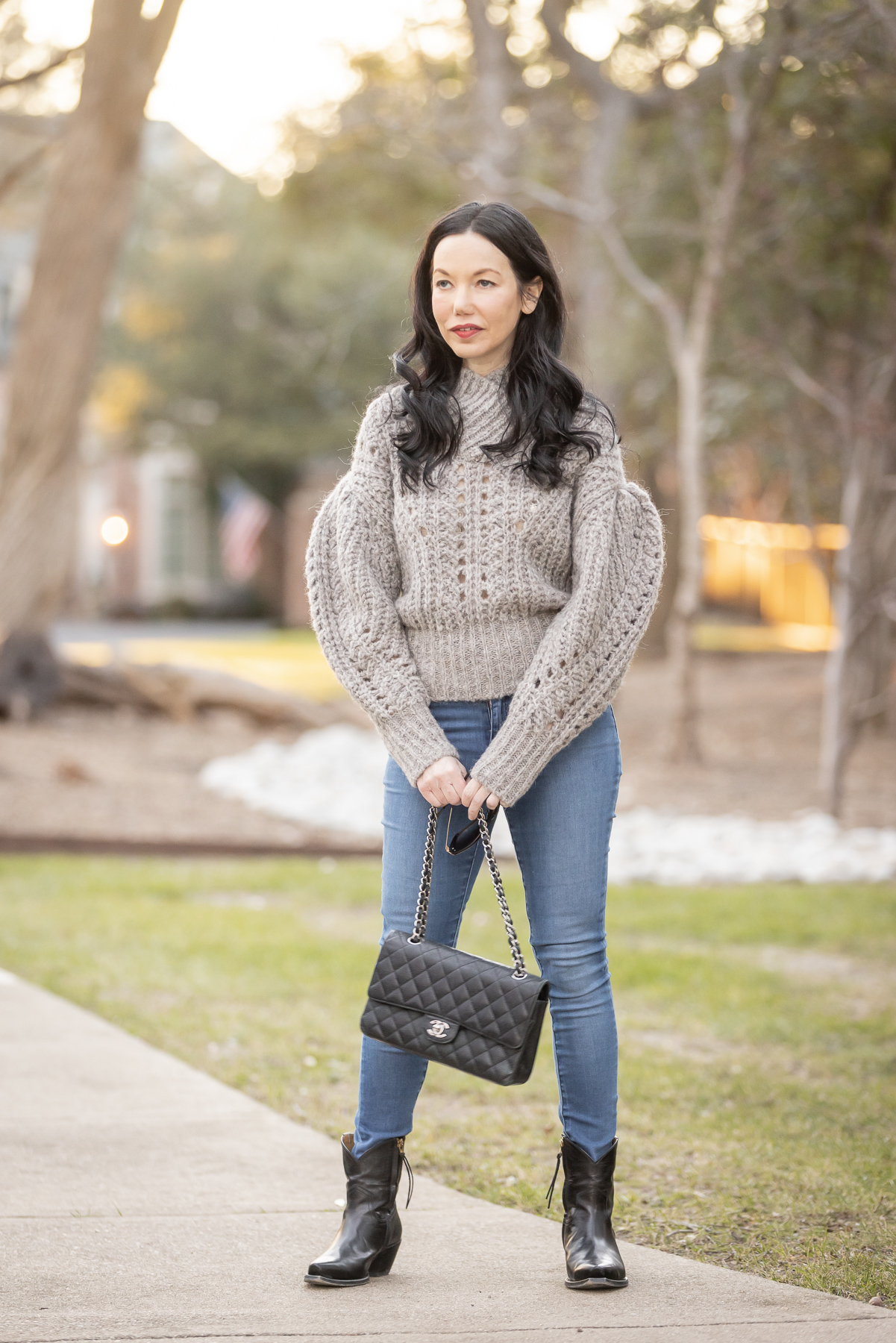 r13 Cowboy Boots styled by top Dallas fashion blogger, Pretty Little Shoppers