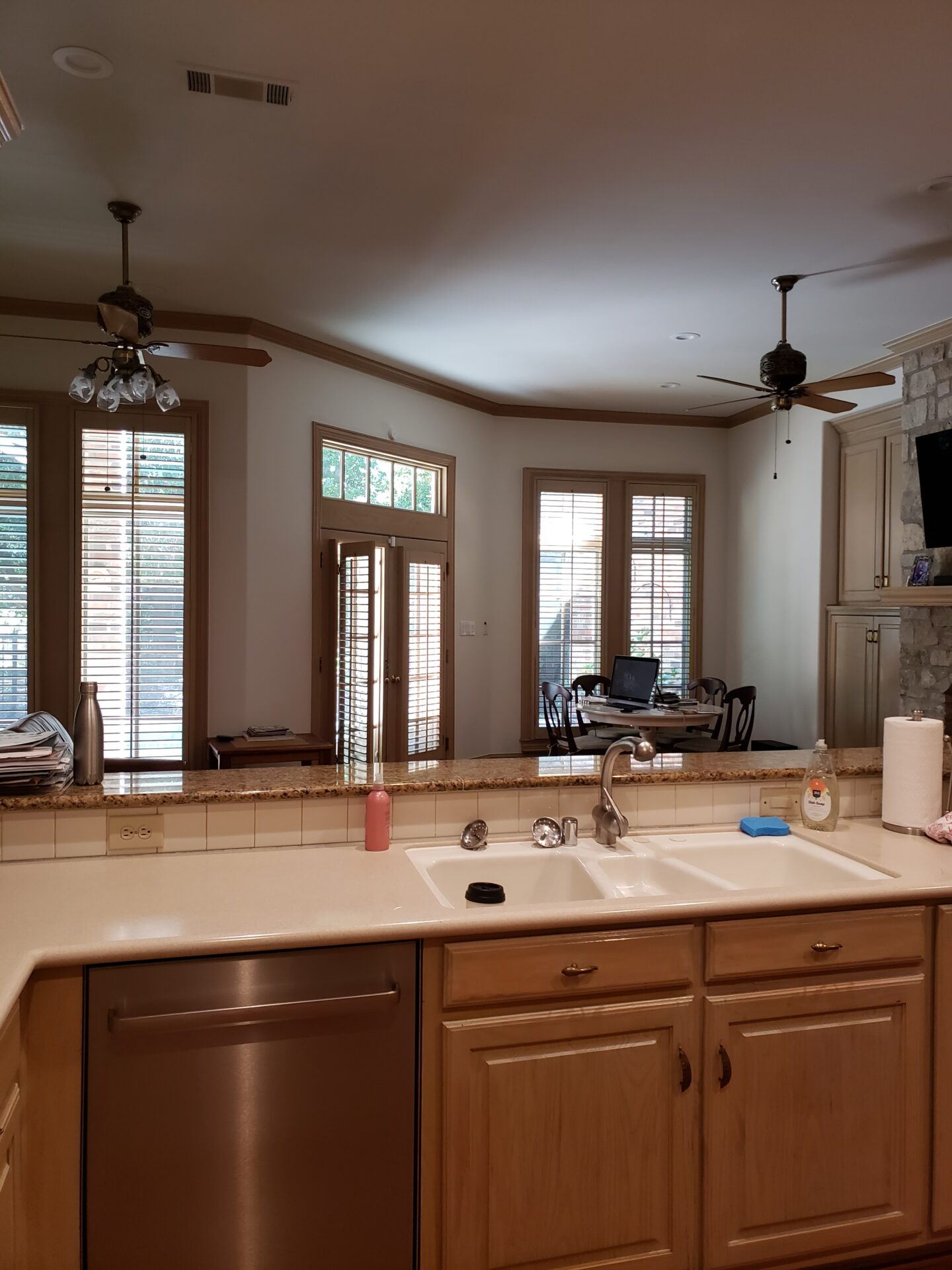 Obstructive Kitchen Counter Before Demo