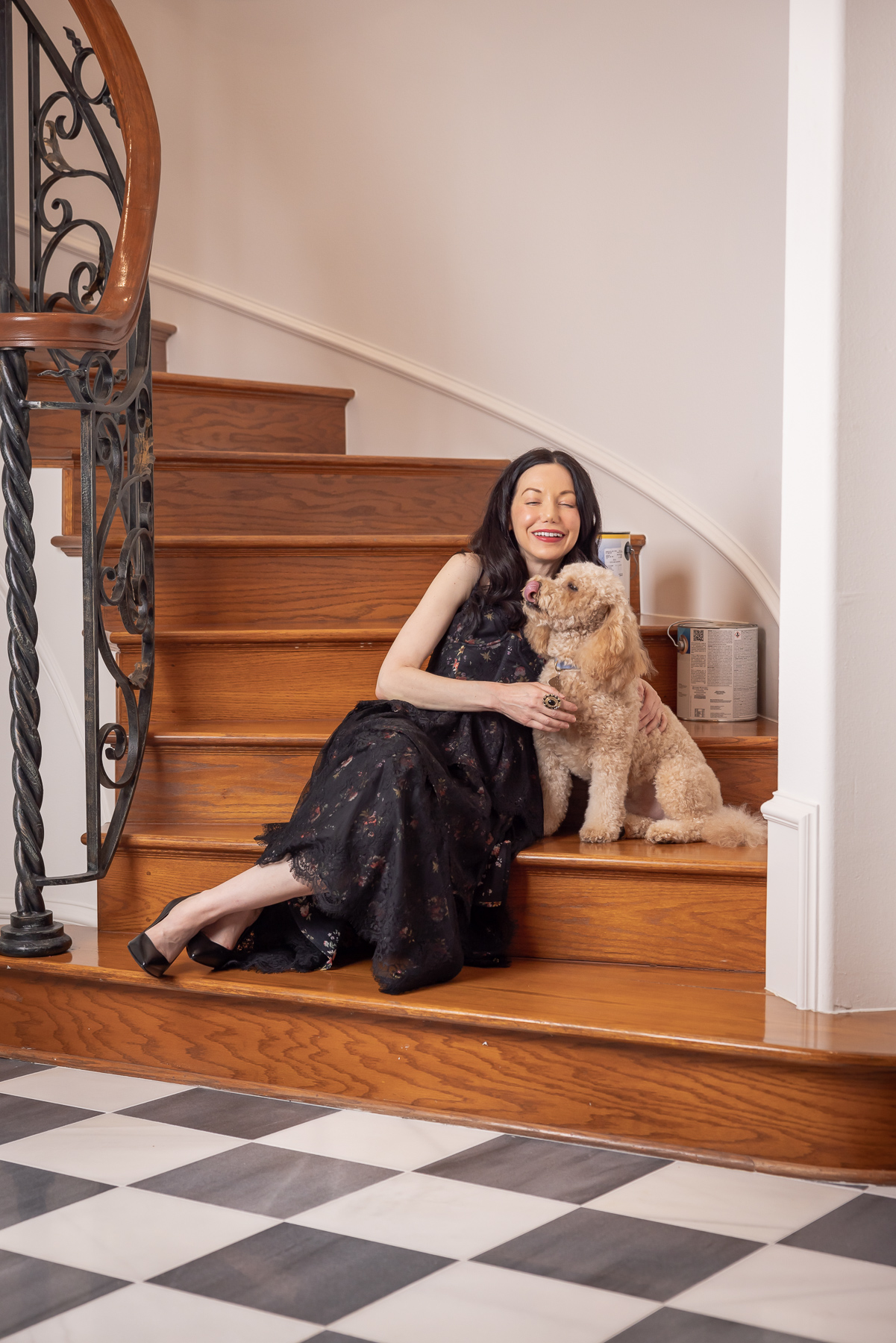 Sarah Flint Perfect Pump, V. Chapman corset dress via. Revolve Clothing, Mini Goldendoodle, The Foggy Dog Bowtie, Paris Ceramics Black and White Stone Tile, Hollywood Regency Interior Design, Spiral Staircase