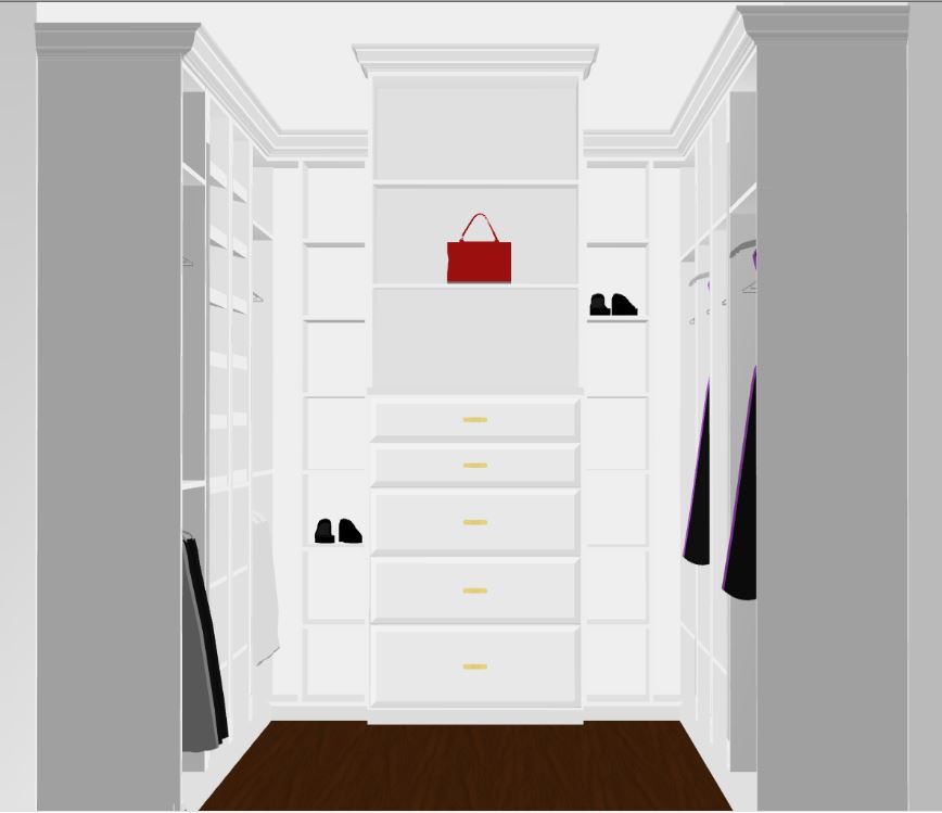 Hollywood Regency Closet with Closet Factory (Part 1) – Pretty Little ...