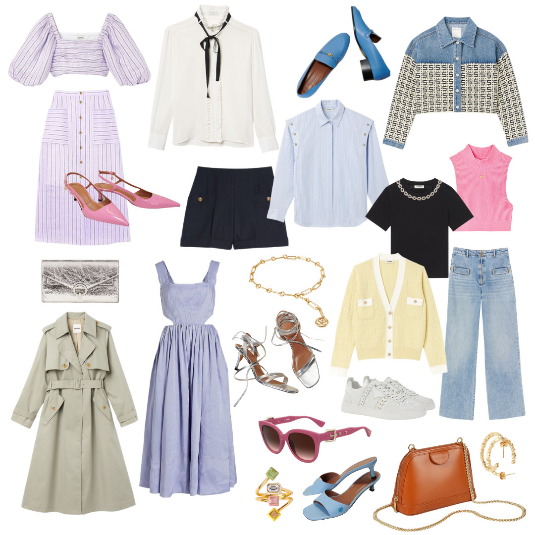 How to Create a Colorful Spring Capsule Wardrobe